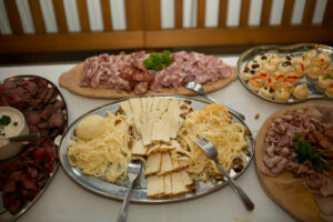 Penzion Klokočí, Catering Vysočina, sýrová mísa