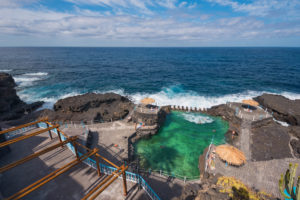 La Palma - Charco azul - bazén s přírodní mořskou vodou