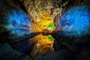 Lanzarote - lávový tunel Cueva de los Verdes